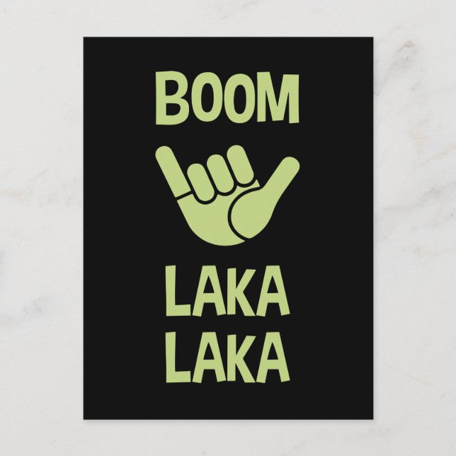 Carte Postale Boom Shaka Wave (Devant)