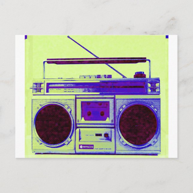 Carte Postale Boombox (Devant)