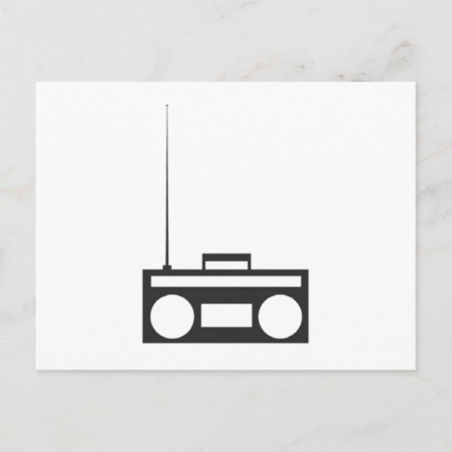 Carte Postale Boombox (Devant)