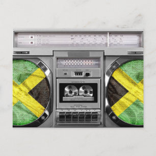 Carte Postale Boombox Jamaïque