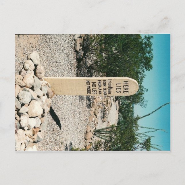 Carte Postale Boot Hill (Devant)