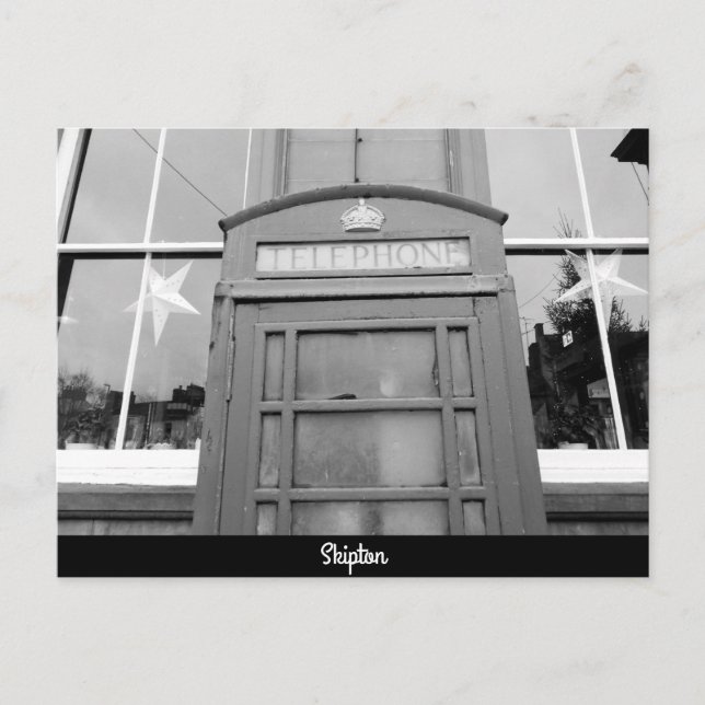 Carte Postale Booth de téléphone Skipton (Devant)