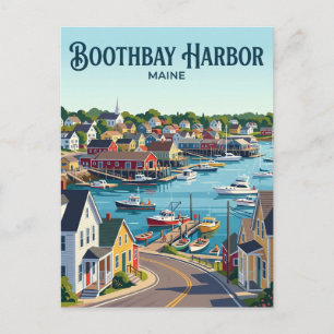 Carte Postale Boothbay Harbor États-Unis