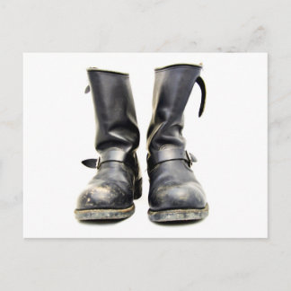 Carte Postale Boots moto