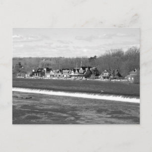 Carte Postale Boouse Row hiver b/w