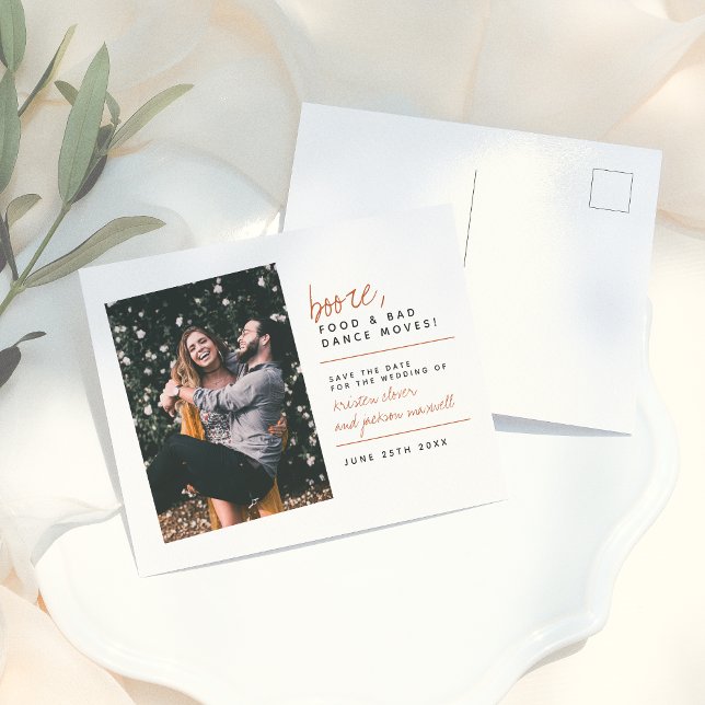 Carte Postale Booze de moutarde nourriture et mauvaise danse dém (Créateur téléchargé)