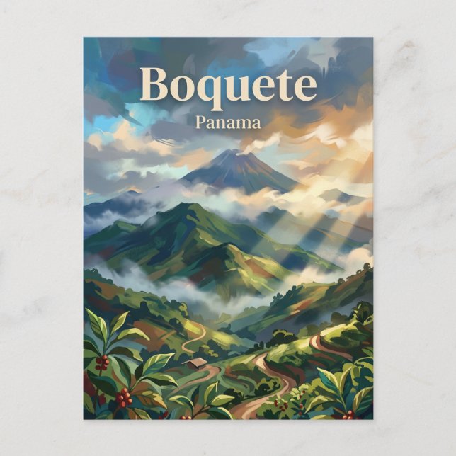Carte Postale Boquete Panama (Devant)