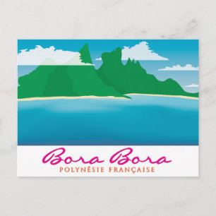Carte Postale Bora Bora