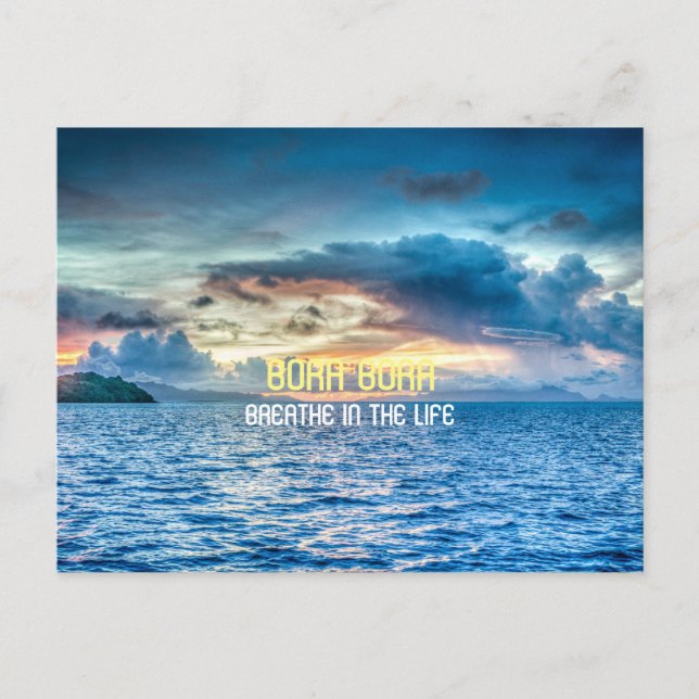 CARTE POSTALE BORA BORA (Devant)