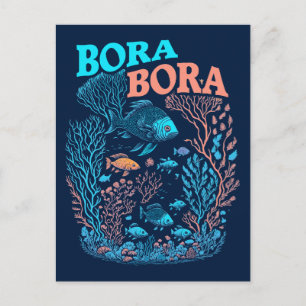 Carte Postale Bora Bora Coral Reef