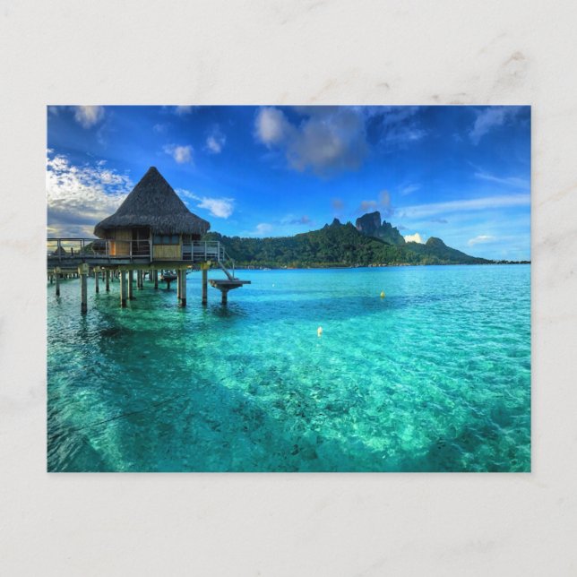 Carte Postale Bora Bora Paradise, Bungalow Dreams (Devant)