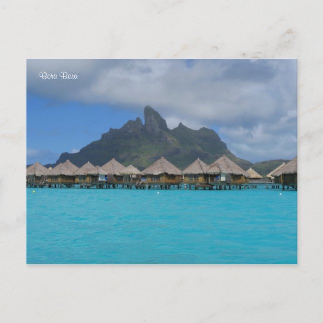 Carte Postale Bora Bora Polynésie française (Devant)