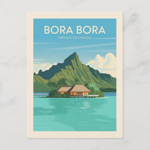 Carte Postale Bora Bora Polynésie française Voyage