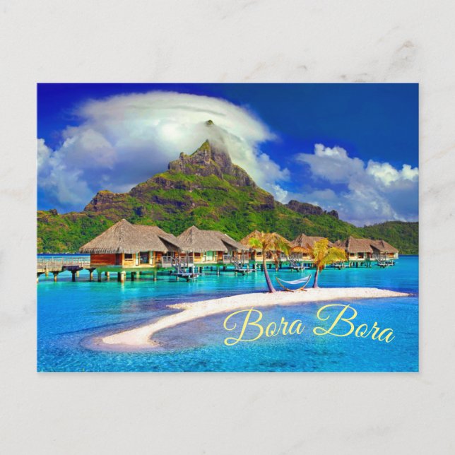 Carte Postale Bora Bora Tropical Island (Devant)