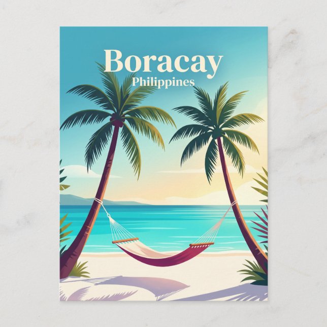 Carte Postale Boracay Philippines (Devant)