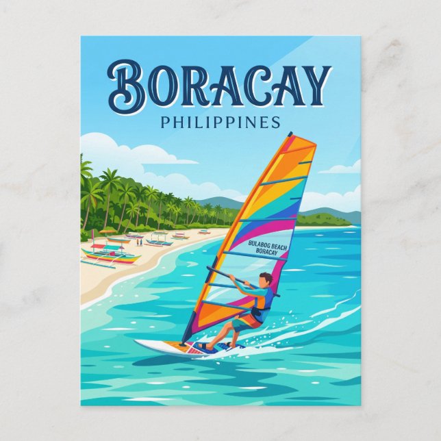 Carte Postale Boracay Philippines (Devant)