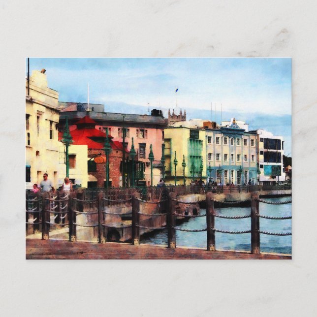 Carte Postale Bord de mer Bridgetown Barbade (Devant)