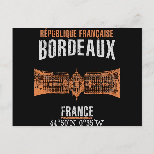 Carte Postale Bordeaux (Devant)