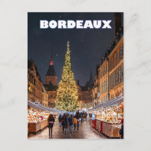Carte Postale Bordeaux Christmas Charm