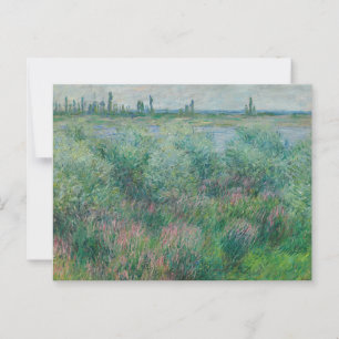 Carte Postale Bords de la Seine près de Vétheuil, Monet 1881