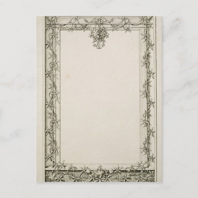 Carte Postale Bordure décorative, 1809 (Devant)