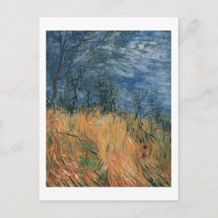 Carte Postale Bordure d'un champ de blé avec des pavots 1887, Va