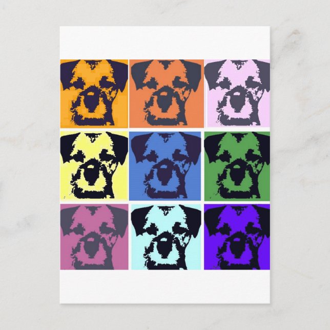 Carte Postale Bordure Terrier (Devant)