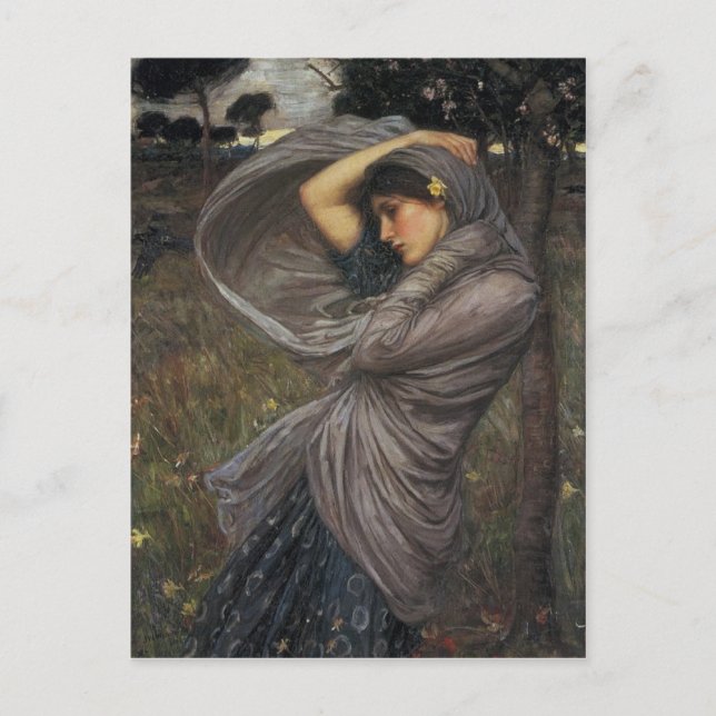 Carte Postale Boreas - John William Waterhouse (Devant)