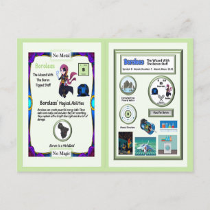 Carte Postale Boroleas - Boron Trading Card