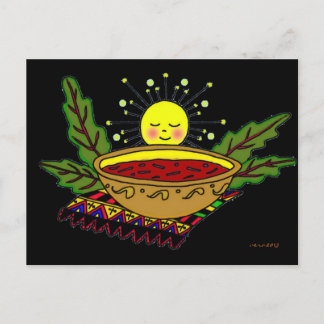 Carte Postale Borsch Power Ukrainian Folk Art