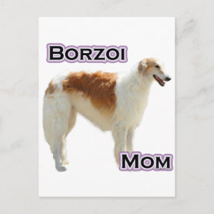 Carte Postale Borzoi Maman 4