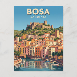 Carte Postale Bosa Italie