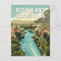 Bosnie-Herzégovine Illustration Art Voyage