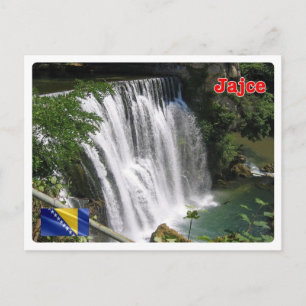 Carte Postale Bosnie-Herzégovine - Jajce - Cascade de Pliva -