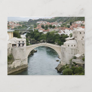 Carte Postale Bosnie-Herzégovine - Mostar. L'ancien pont