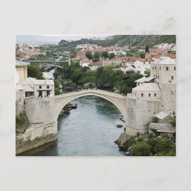 Carte Postale Bosnie-Herzégovine - Mostar. L'ancien pont (Devant)