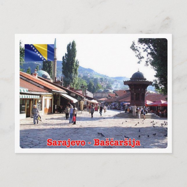 Carte Postale Bosnie-Herzégovine - Sarajevo - Bašcaršija - (Devant)