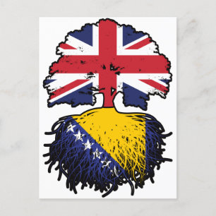 Carte Postale Bosnie Royaume-Uni de Bosnie Royaume-Uni Grande-Br