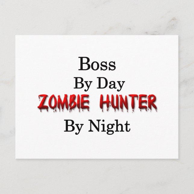 Carte Postale Boss/Zombie Hunter (Devant)