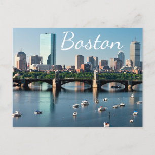 Carte Postale Boston - Boston Harbour Post Card
