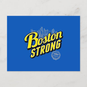 Carte Postale Boston City se souvient de Bleu