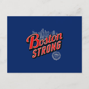 Carte Postale Boston City Strong se souvient