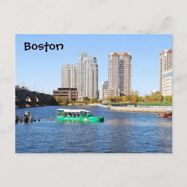 Carte Postale Boston Duck Tours (Devant)