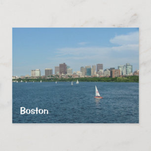 Carte Postale Boston et la rivière Charles