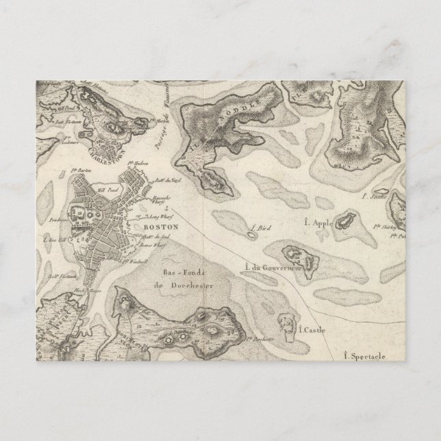 Carte Postale Boston et ses environs (Devant)