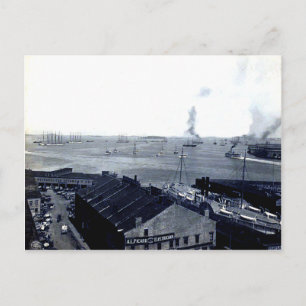 Carte postale Boston Harbour 1906