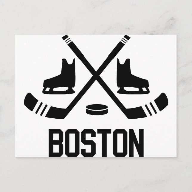 Carte Postale Boston Hockey (Devant)