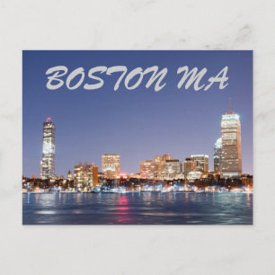 CARTE POSTALE BOSTON MA