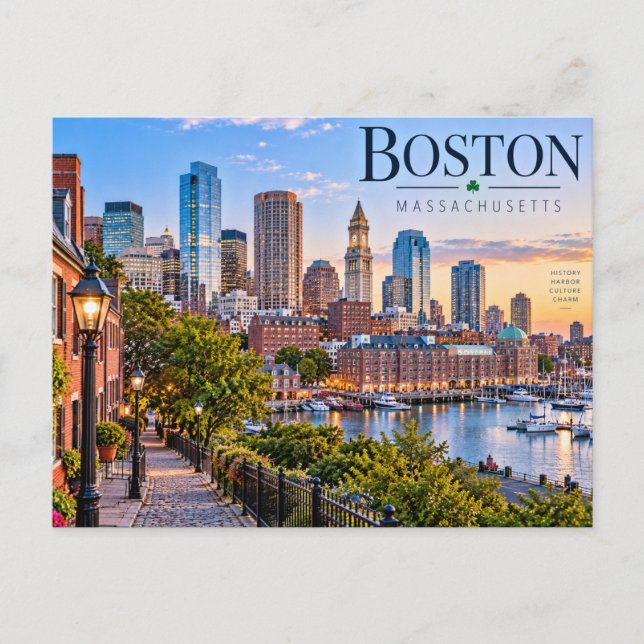Carte Postale Boston, Massachusetts (Devant)