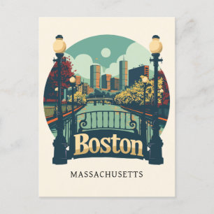 Carte Postale Boston Massachusetts